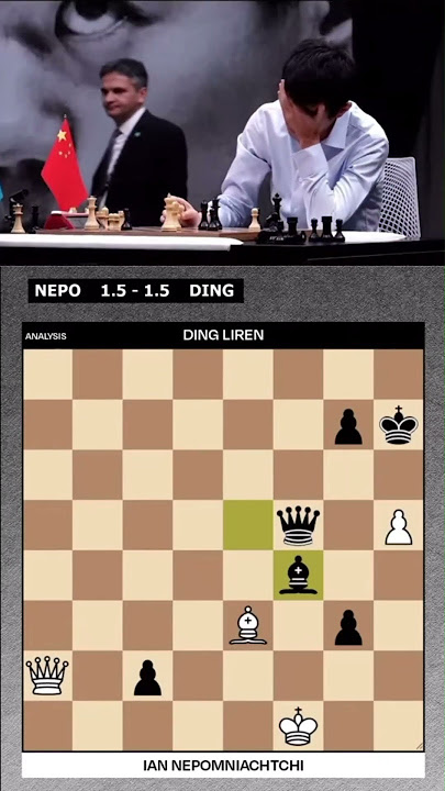 FIDE World Cup Final 2: Ding Liren strikes