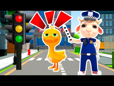 A Duck Can't Cross The Road | Collection Of Kids Cartoon | Dolly and Friends 3D