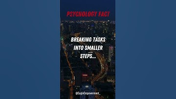 Turn Overwhelm into Success: Break Tasks into Smaller Steps! 🚀 #motivation #quotes