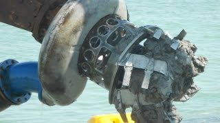 Фреза для грунта на всасе погружного насоса Dragflow видео Применение грязевых мотопомп
