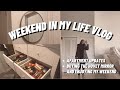 Weekend in my life: buying my DREAM mirror, renting a car, grocery shopping & more apartment updates
