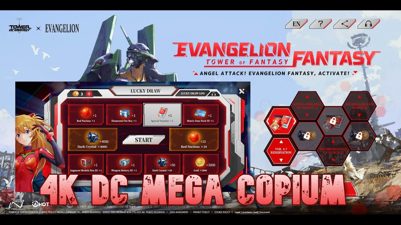 Free Rewards Eva Collab Web Event! - Tower of Fantasy