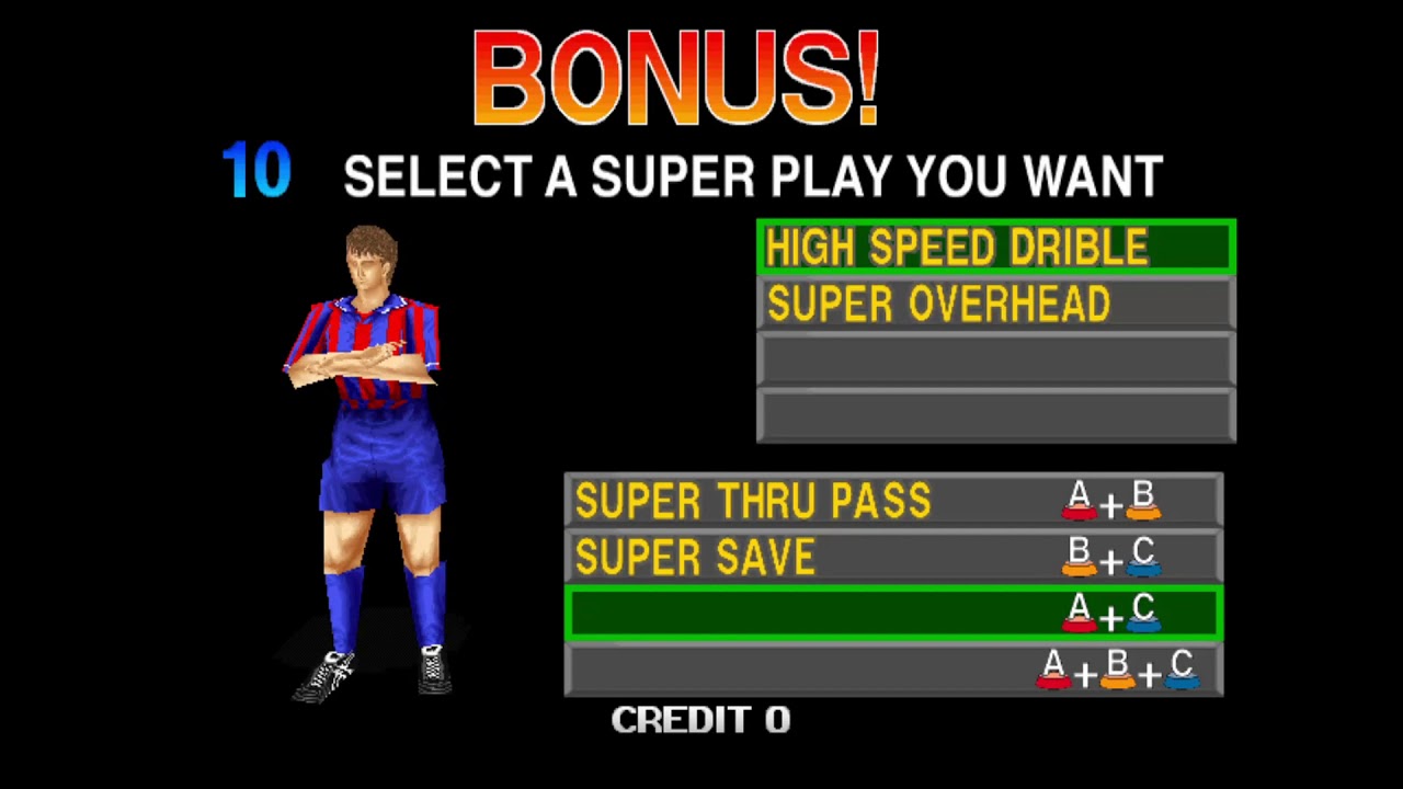 Amazing!!!! Tecmo World Cup 98 (Partida completa con una ficha) LINK DEL JUEGO MEDIAFIRE 1 SOLO LINK