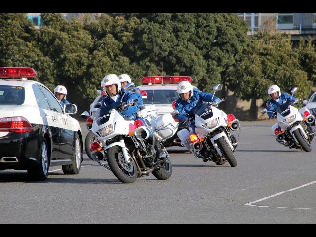 20170118神奈川県警察年頭視閲式2017（1）第一交通機動隊テクニカル
