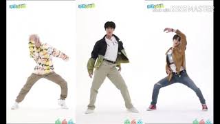 Nct 127 KICK IT self fancam Weekly Idol (Yuta Doyoung Jaehyun) ver.