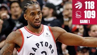Kawhi Leonard, Pascal Siakam lead Raptors to Game 1 win vs. Warriors | 2019 NBA Finals Highlights