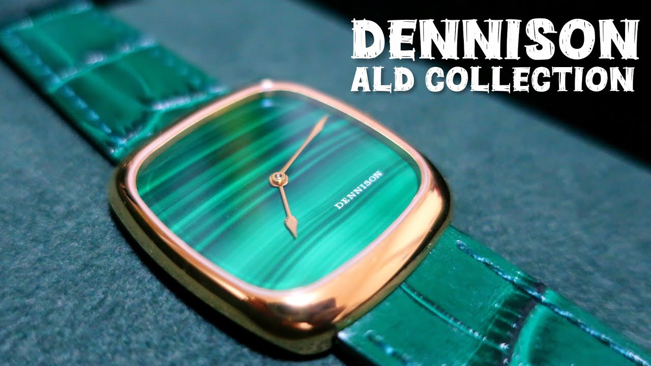 Denison] Enchanting natural stone! Malachite dial [ALD] - YouTube