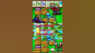 Setting Up Ladders in Survival Endless #shorts #plantsvszombies