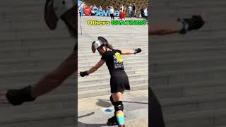 others skating skills VS last man 🥶