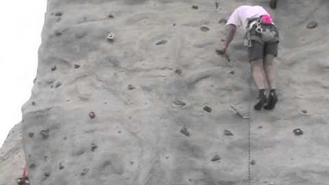 Danger of rope behind leg