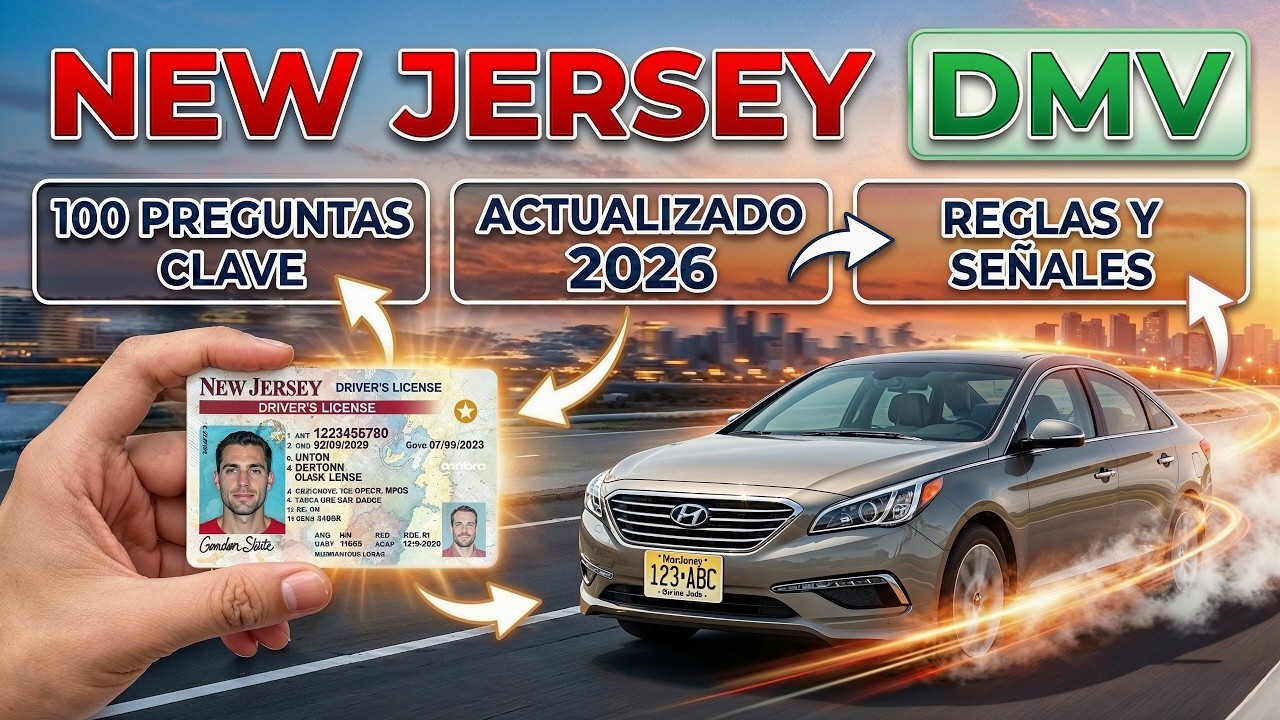 Examen de Manejo en New Jersey 2026: 100 Preguntas Clave para Pasar ...