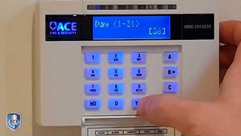 Change the date on a Pyronix Panel