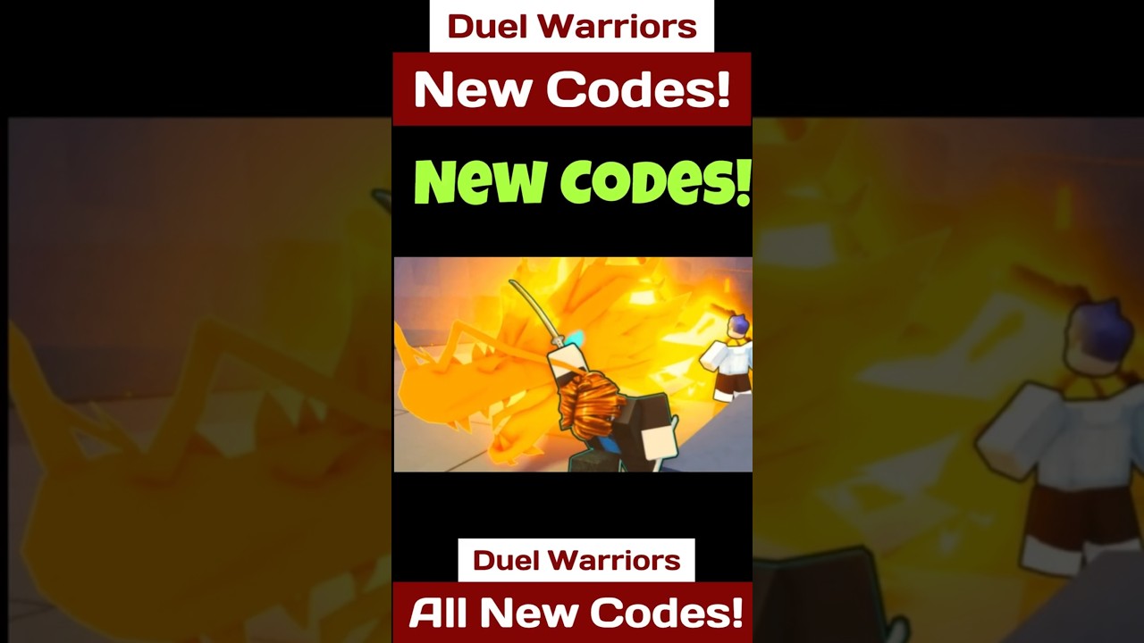 Duel Warriors Codes - All New Codes For Duel Warriors Roblox Codes 2025
