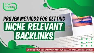 Proven Methods for Getting Niche Relevant Backlinks