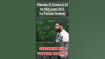 Target NDA 2023🎯 Planning For Science | Learn With Sumit