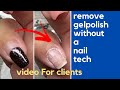 How to remove gelpolish safety way step by step