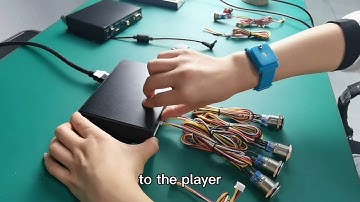 How to connect LED buttons to the MPC1005-6 1080P HD decode video loop play media player?