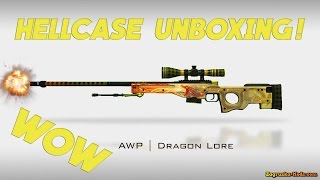 CRAZY NON-SPONSORED HELLCASE UNBOXING | $60,000 50/50 DRAGON LORE CASE OPENING
