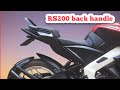 RS200 back pillion handle || tail teddy modified