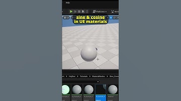 sine and cosine in unreal engine materials!