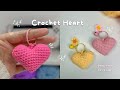 Crochet Heart Keychain Easy Amigurumi Tutorial Beginner Friendly Step By Step 