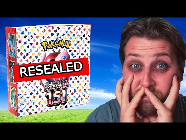 How Crooks Reseal Pokemon Booster Boxes and 2 Pokemon 151 Booster