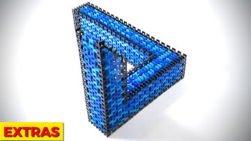 Behind The Scenes - The IMPOSSIBLE Triangle in Dominoes! (Amazing Optical Illusion!)