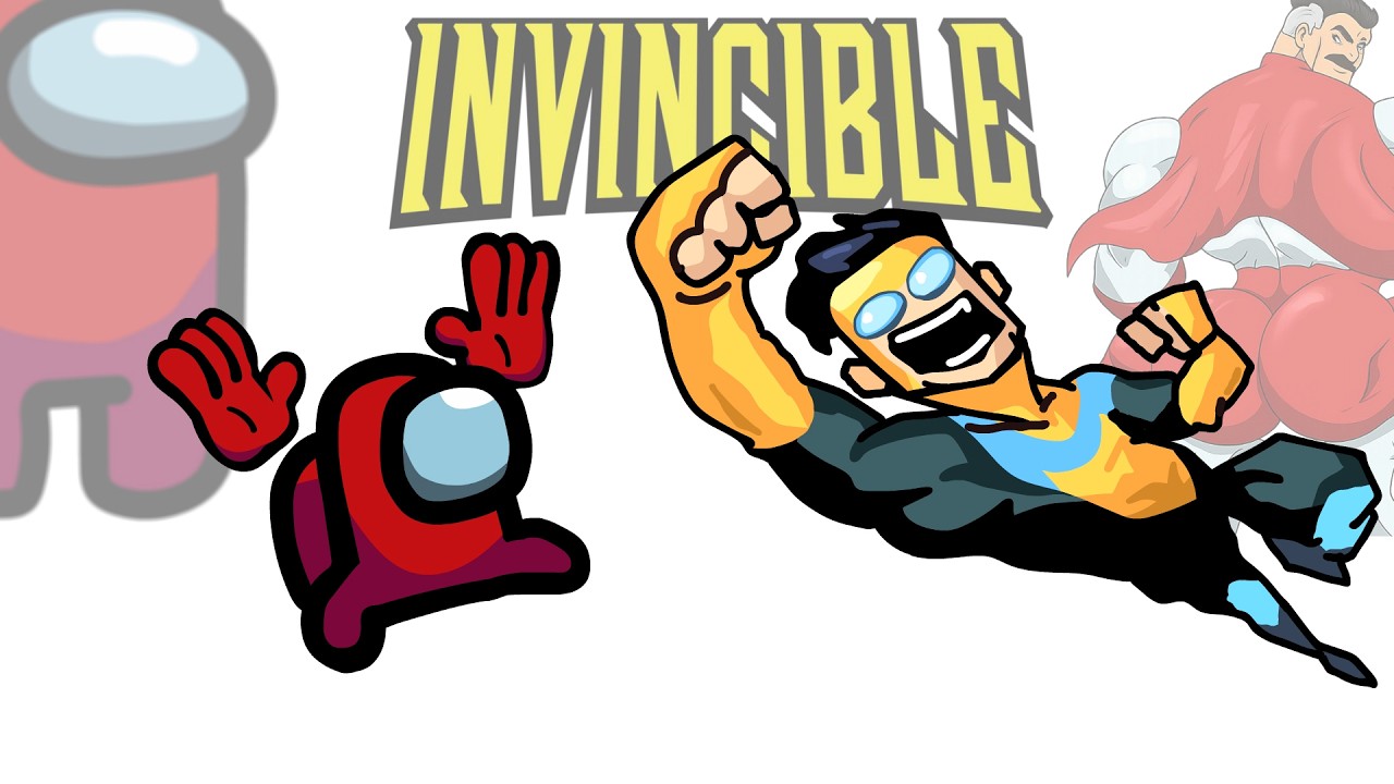 Mini Crewmate Kills invincible season 4 Characters | Among Us