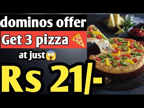 3 dominos pizza in ₹21🔥| Domino's pizza offer 2021 | swiggy loot offer by india waale|dominos coupon