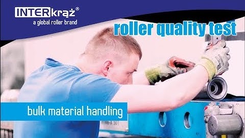 Idler quality test - Conveyor belt system #Interkraz Poland