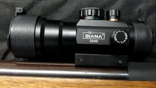 Red Dot Diana 3x42 - REVIEW e Demonstração da lente - Comprado no Aliexpress