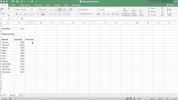 How To Use Dollar Sign To Lock References To A Specific Cell? | Excel | Tutorial