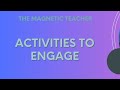 Activities to Engage| The magnetic teacher by Rajat Sharma