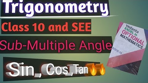 Trigonometry Class 10 | Trigonometry Sub-Multiple Angles | Prove That 🔥🔥 #edusuburb #trigonometry