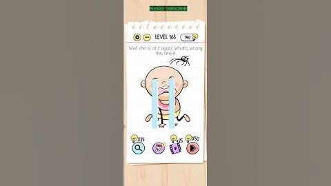 BRAIN TEST LEVEL 165 WALKTHROUGH WITH COMMENTARY