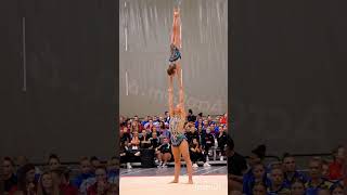 Unbelievable Strength & Balance Gymnast Girls Jaw-Dropping Stunt