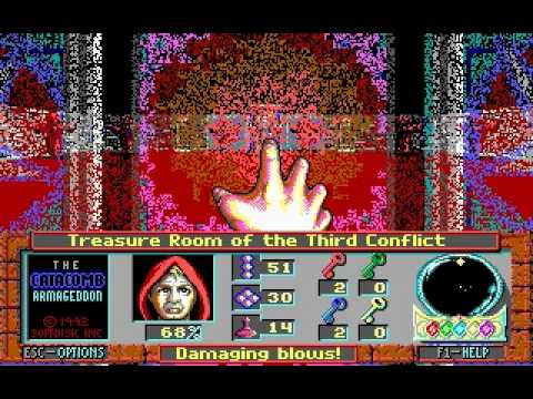 Catacomb Armageddon (1992) Final Boss + Ending - YouTube