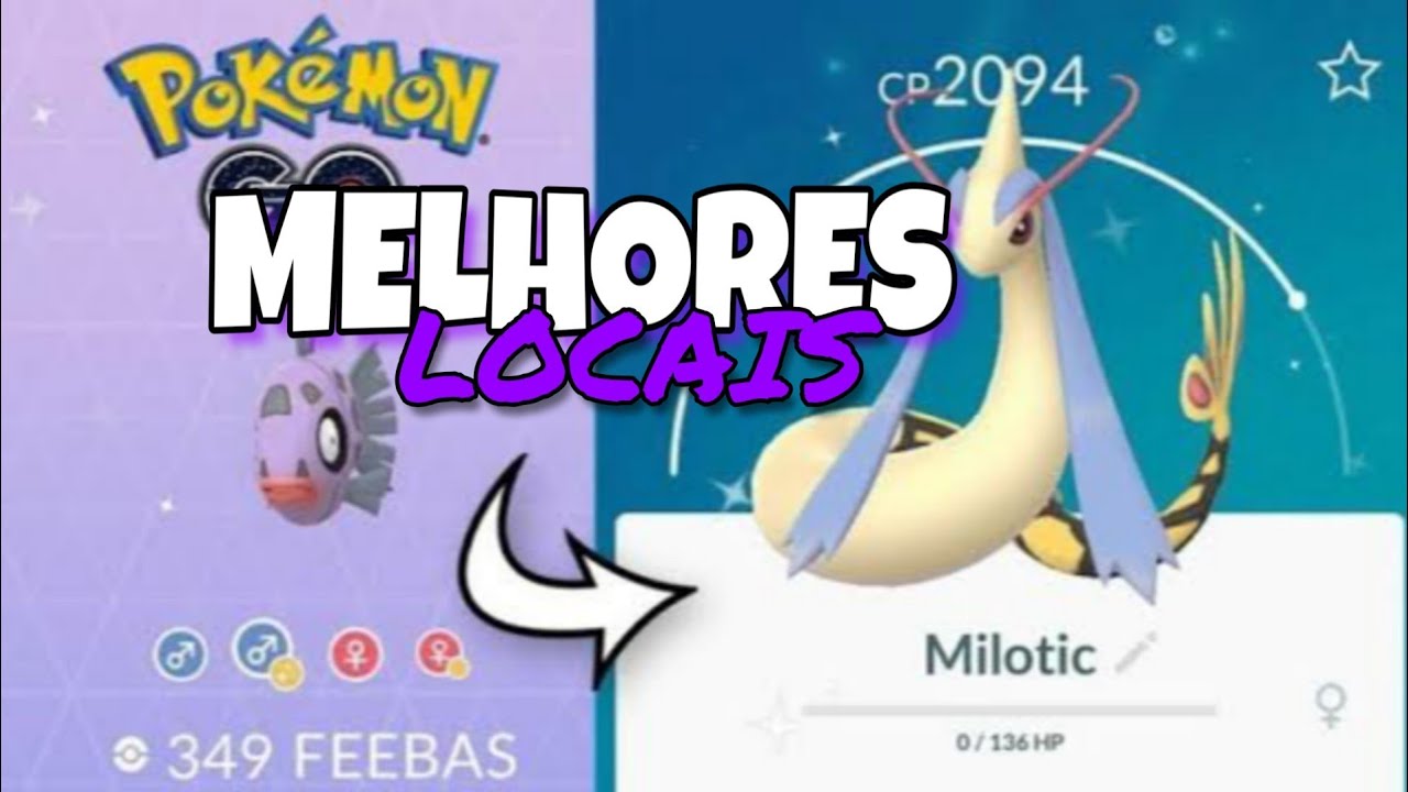 Os Melhores Locais do Mundo para pegar o FEEBAS SHINY! Pokémon Go - YouTube