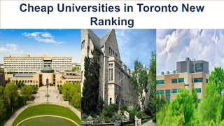 CHEAP UNIVERSITIES IN TORONTO NEW RANKING