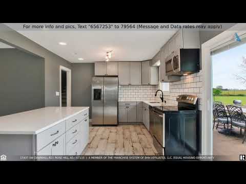 17437 SW Dawnhill Rd, Rose Hill, KS home video tour
