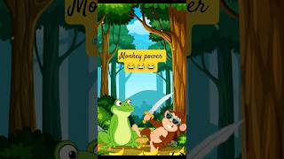 Monkey vs Cartoon Witch 🧹🐵😂 | Funny Magic Fight Gone Wrong