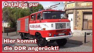 ⚠ZEITREISE ZURÜCK IN DIE DDR⚠Brand im Heimatmuseum Aken (Elbe)Historische Feuerwehr Vorführung