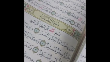 سورة القمر  بصوت الشيخ أمجد العرامين. @..7