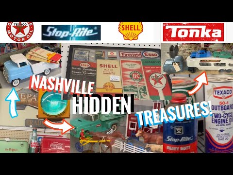 Hunting for Antique Car Memorabilia in Nashville, TN | Texaco, Car Ads