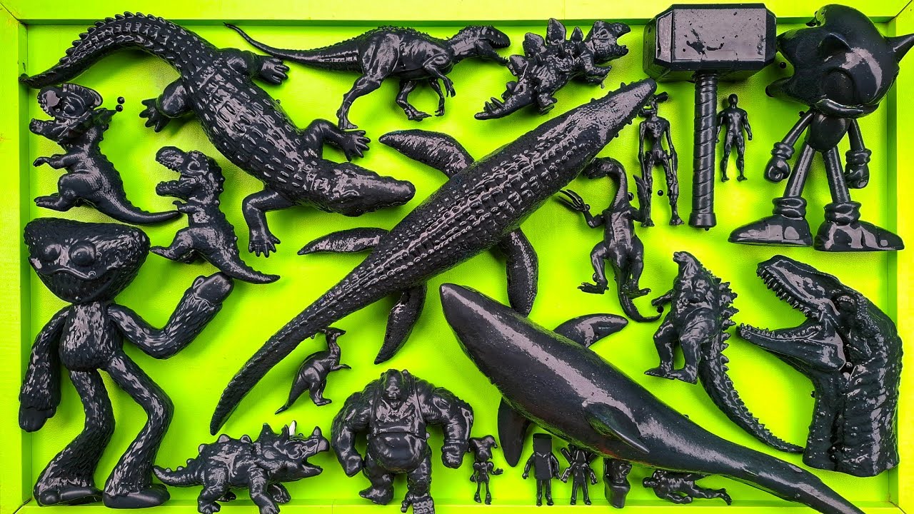Dinosaurus Jurassic World Dominion : T-Rex, Siren Head, Kingkong, Giganotosaurus, Skibidi, Godzilla
