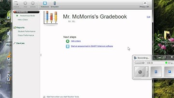 SMART Response Step One - creating a class