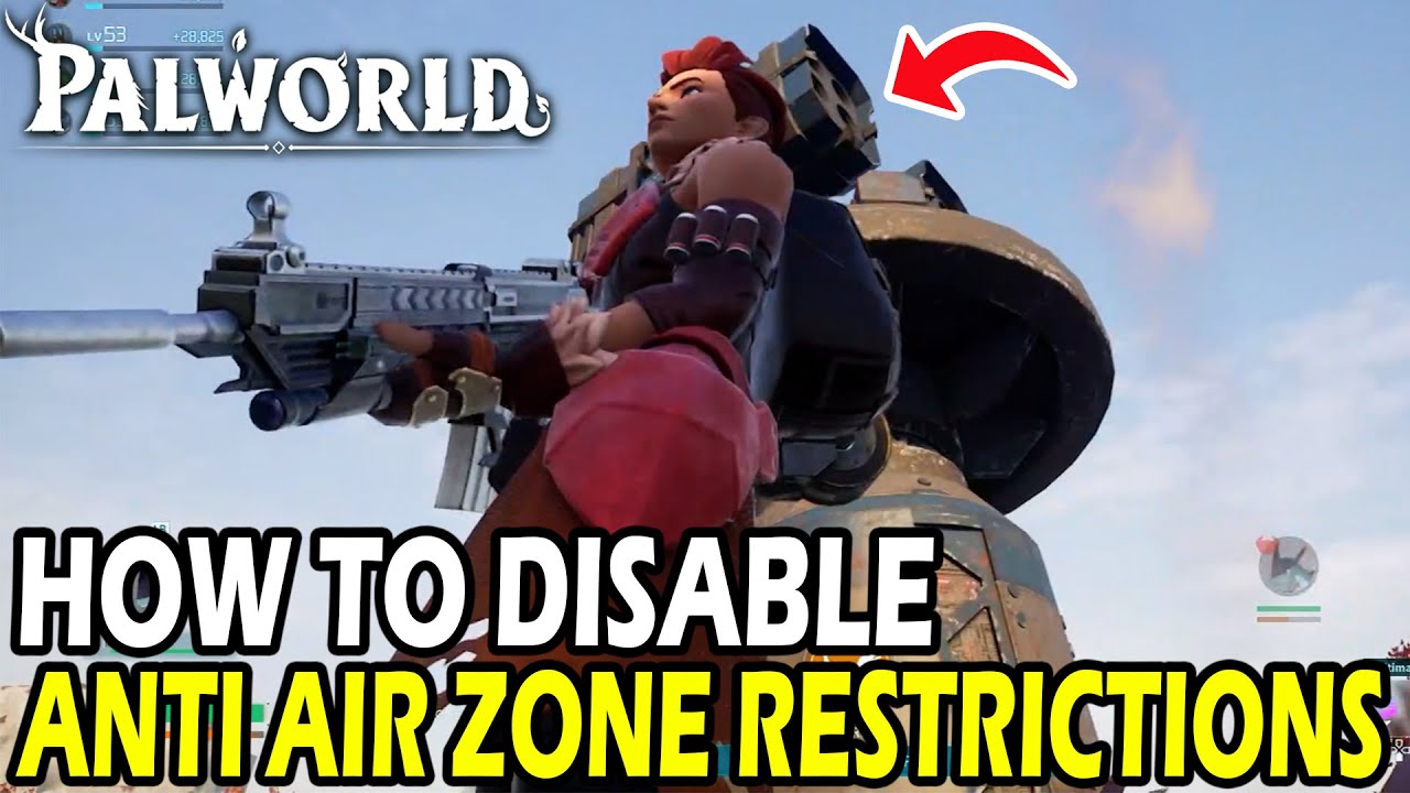 Palworld How to Disable Anti Air Zone Restrictions (Feybreak)