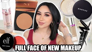 TESTING NEW DRUGSTORE MAKEUP! | IRL Filter Foundation, Morphe Bake and Set