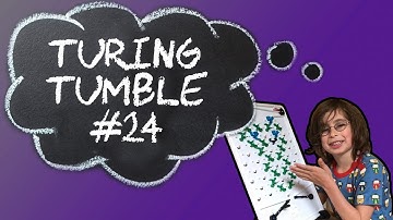 Turing Tumble #24 Ennead - intercepting a ball