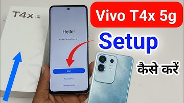 Vivo T4x 5G setup kaise kare / how to setup in Vivo t4x 5g / Vivo t4x 5g chalu kaise kare